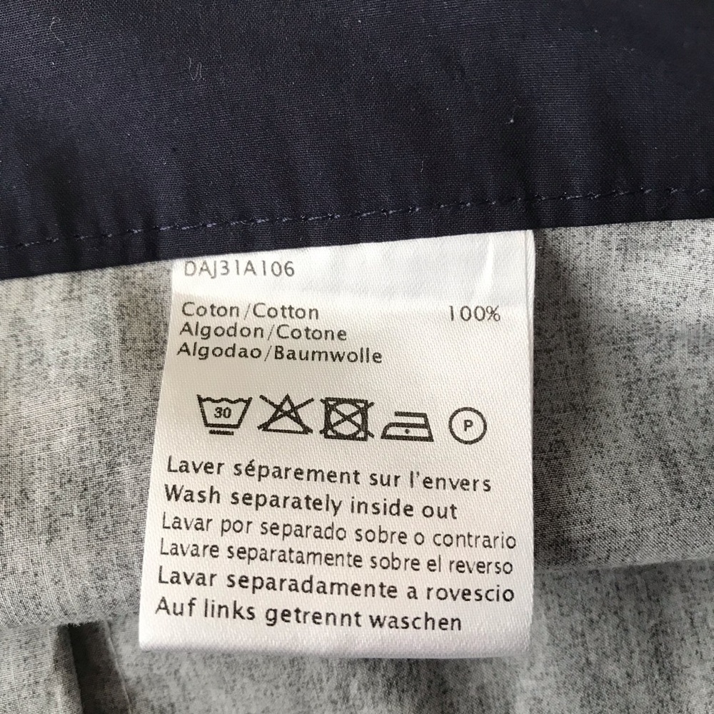 SOLD Gerard Darel Skirt size 44 {14) Gray/Navy - Picture 6 of 7